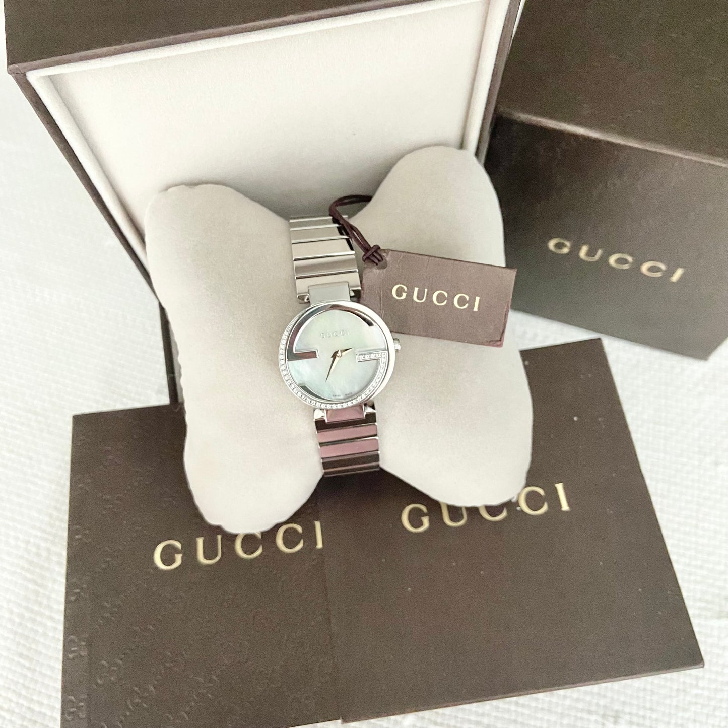 GUCCI 133.5 Interlocking-G Diamonds