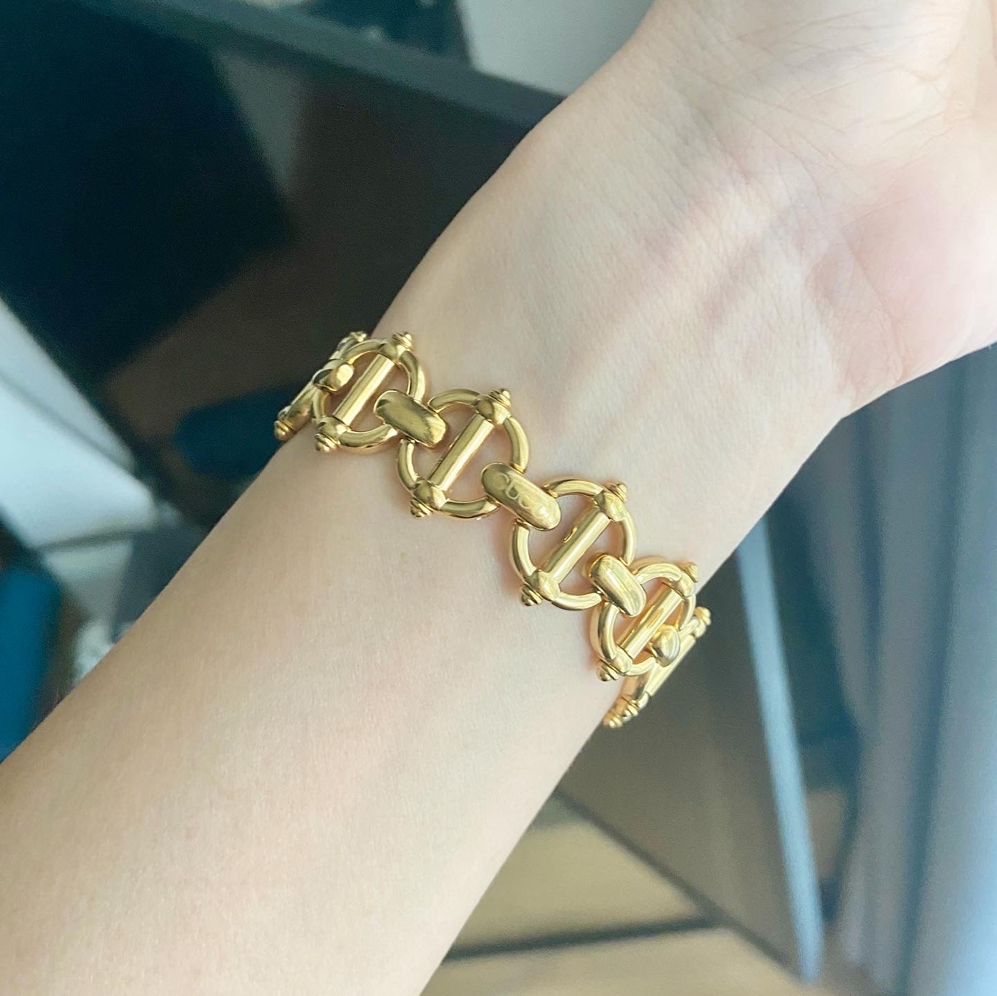 GUCCI 6400L Horsebit Bracelet