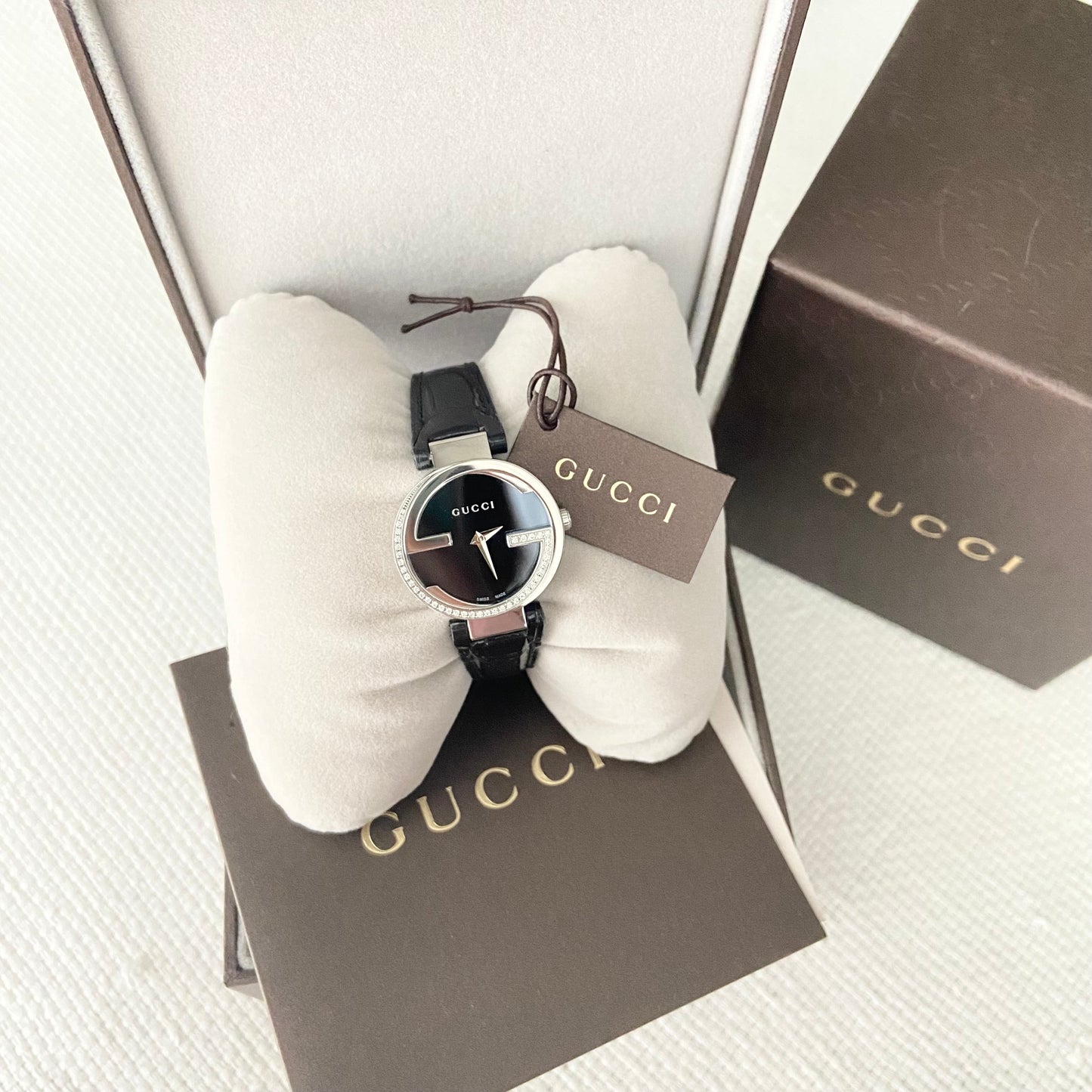 GUCCI 133.5 Interlocking-G Diamonds