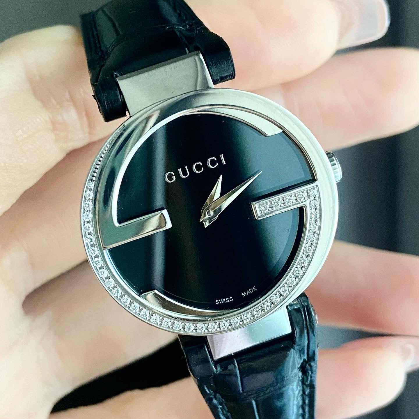 GUCCI 133.5 Interlocking-G Diamonds