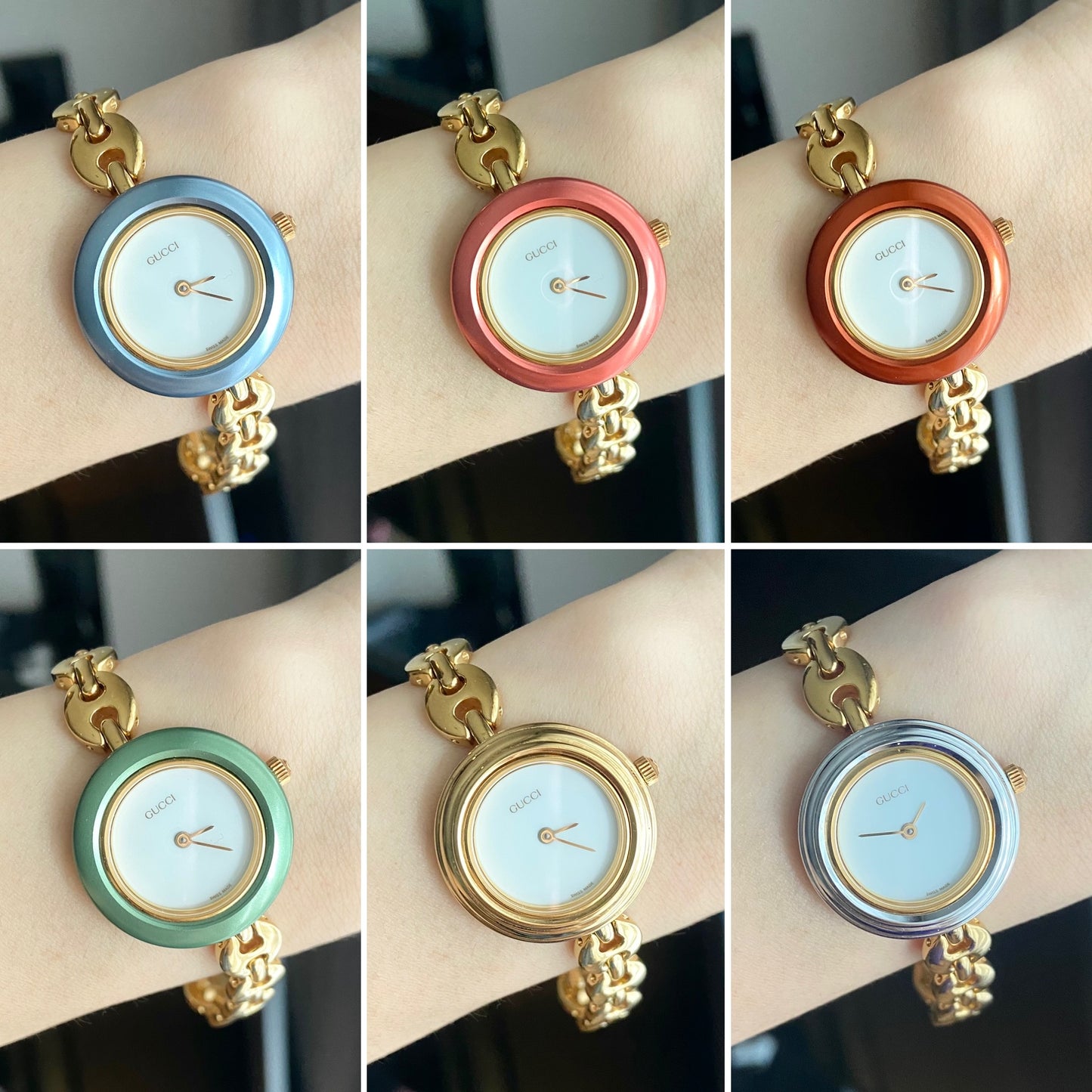 GUCCI 11/12/2 Interchangeable bezel