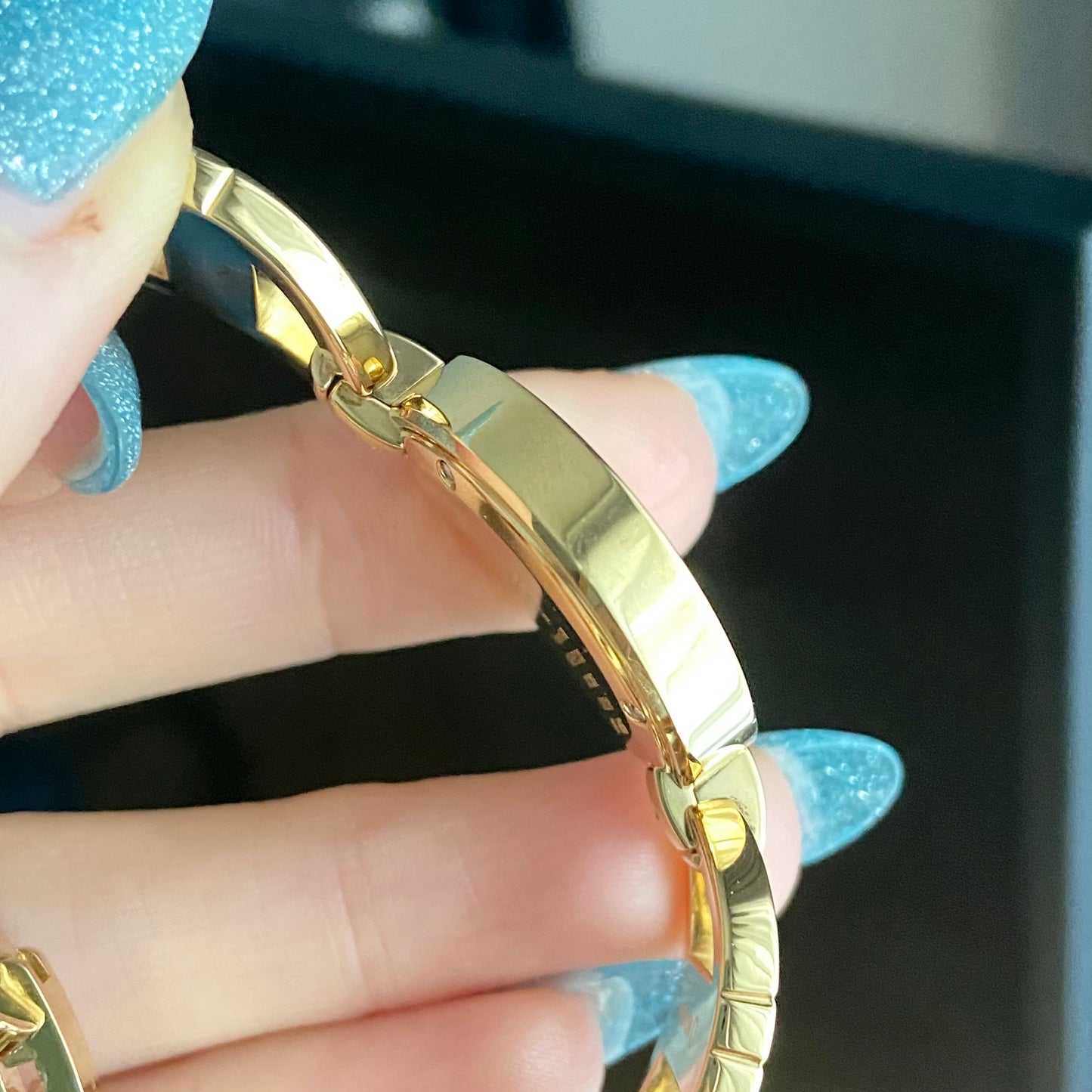 Christian Dior Round Malice Gold