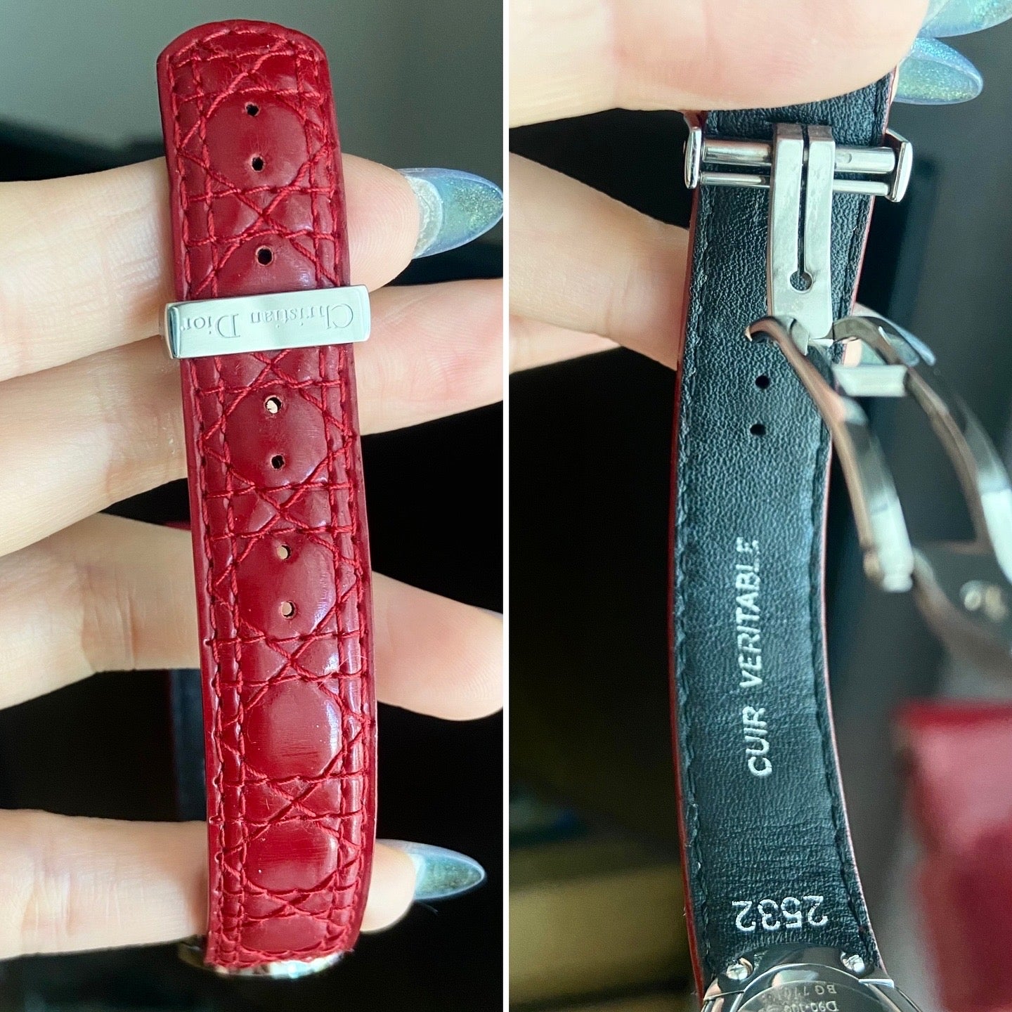 Christian Dior Lady Dior Red