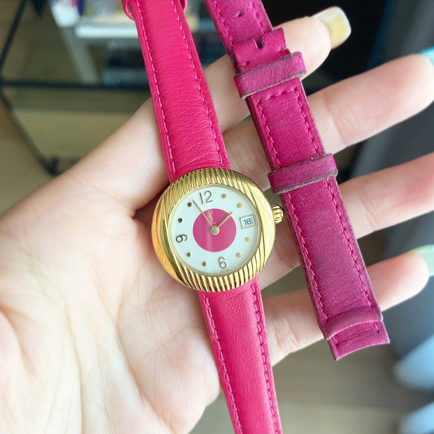 YSL Fuchsia Pink