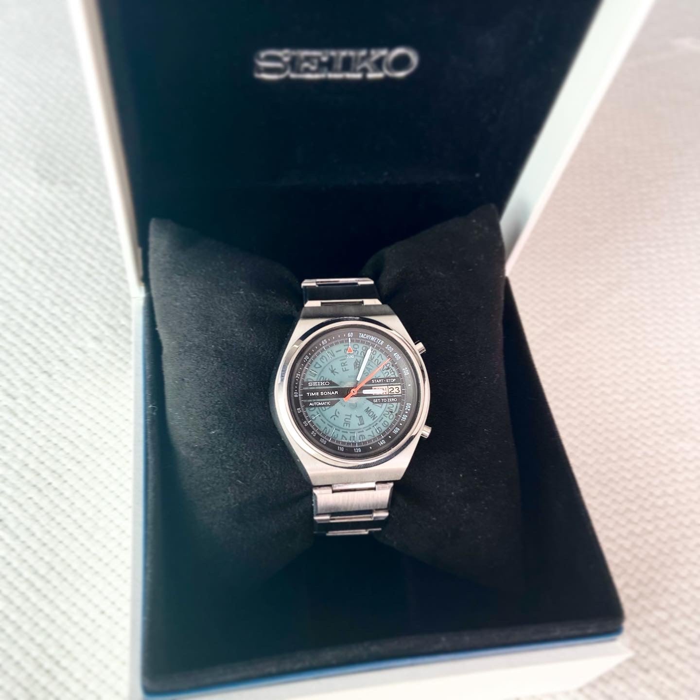 Seiko 7015-6010 Time Sonar Chronograph Automatic
