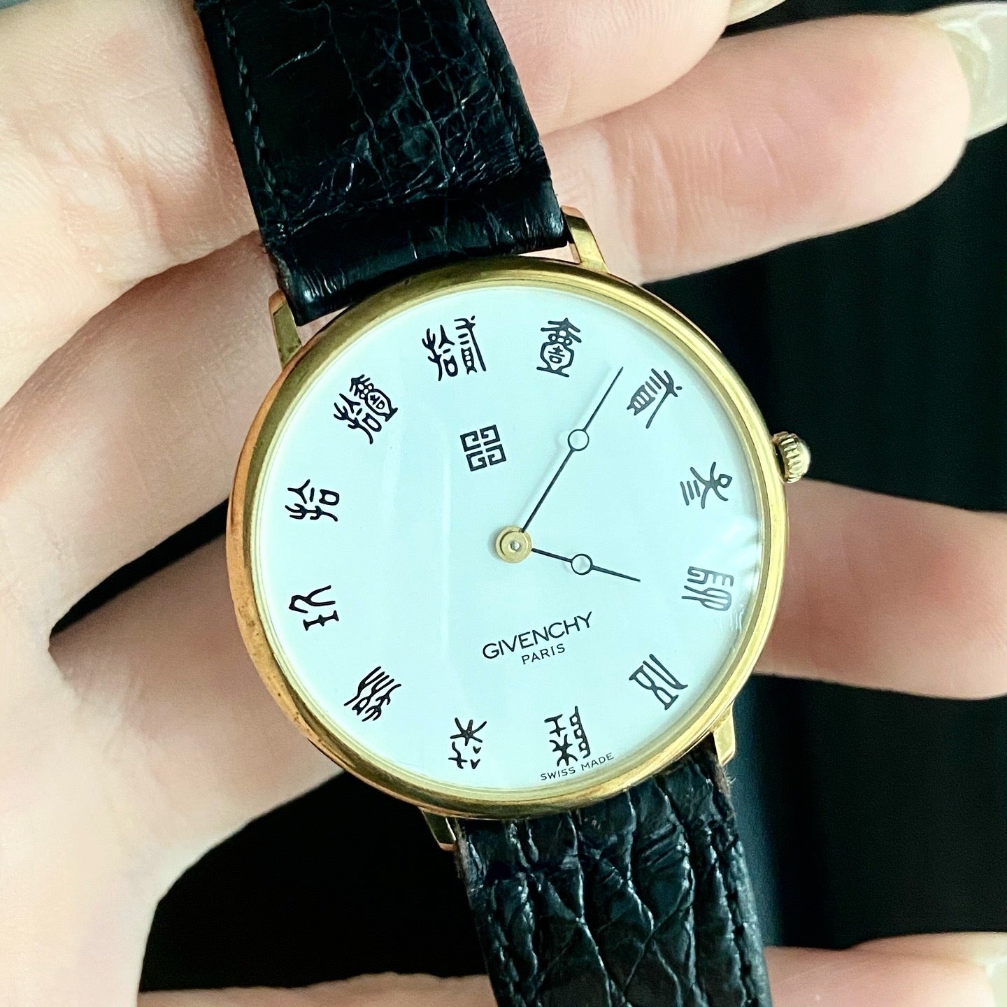 GIVENCHY Vintage with Unique Japanese Letters