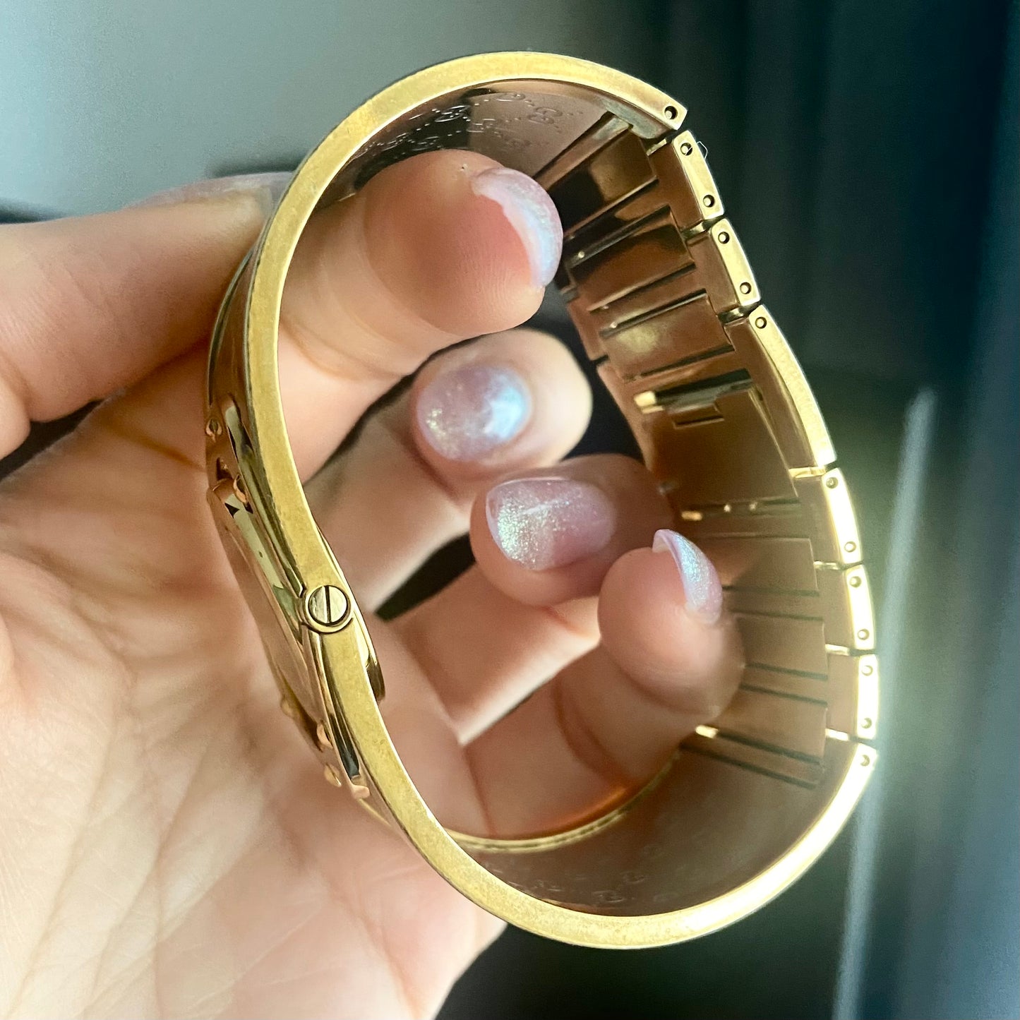 GUCCI 112 Twirl Gold Tone