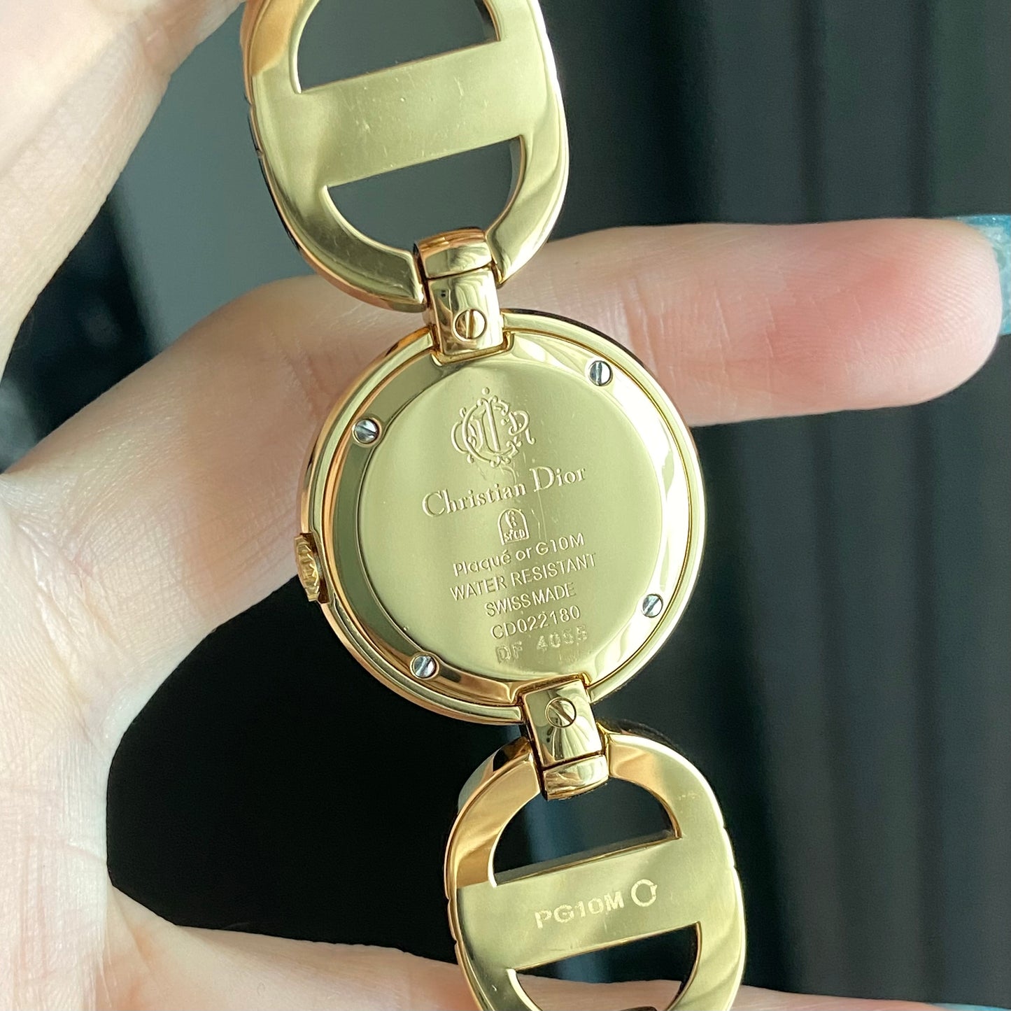 Christian Dior Round Malice Gold