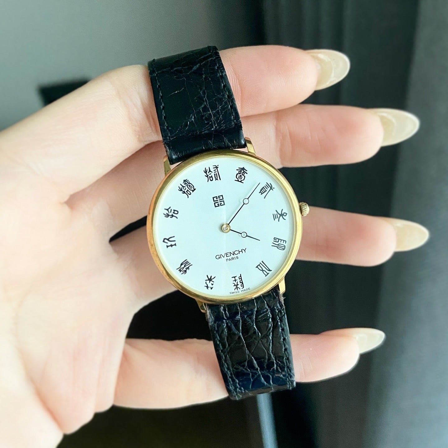 GIVENCHY Vintage with Unique Japanese Letters