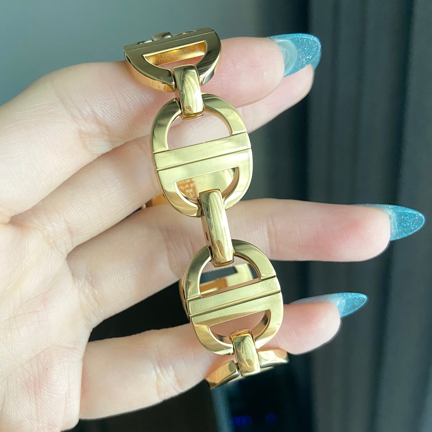 Christian Dior Round Malice Gold