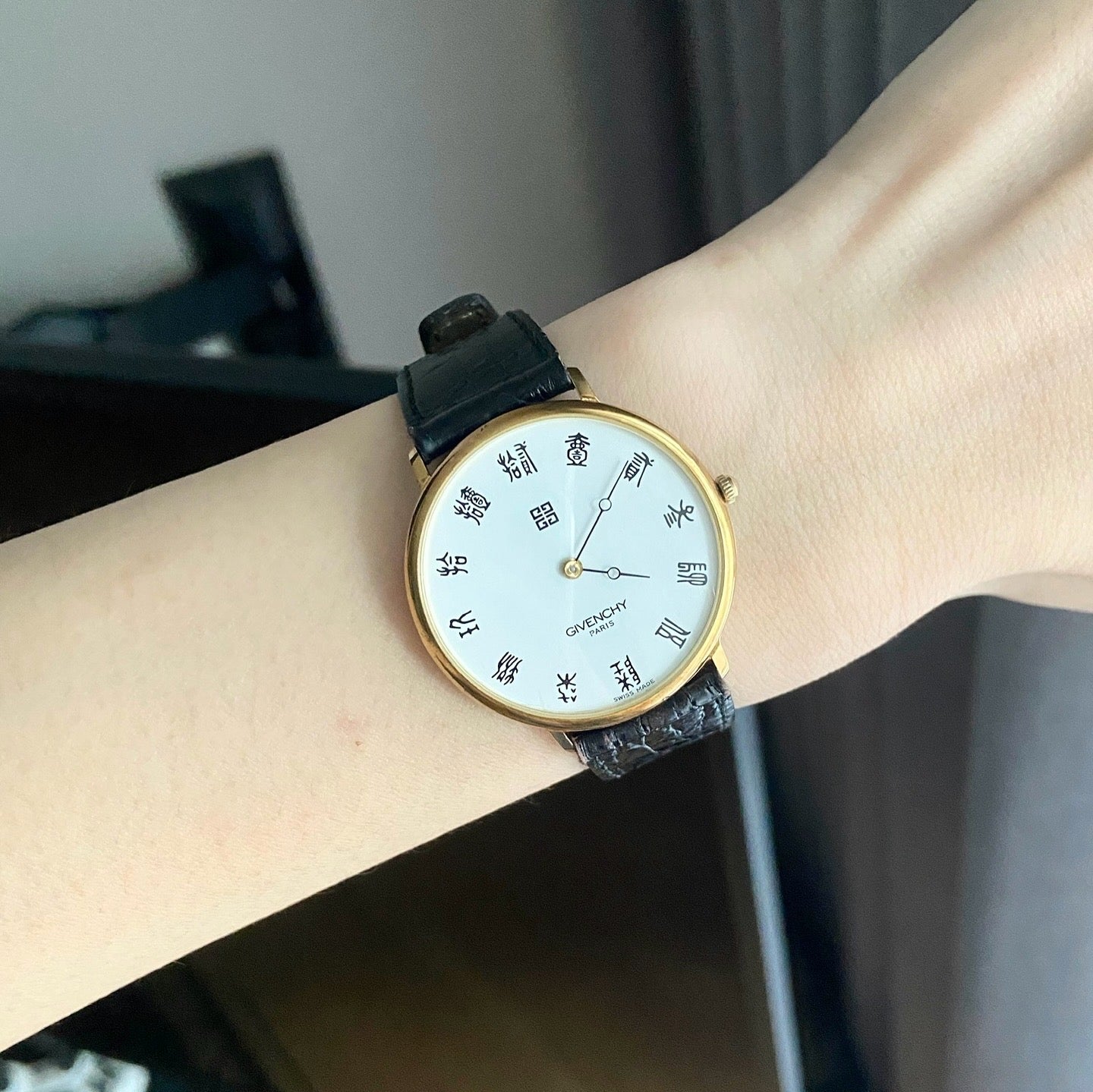 GIVENCHY Vintage with Unique Japanese Letters