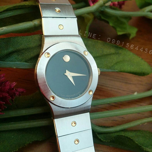 MOVADO watch museum silver SS In Good Condition