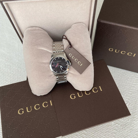 Gucci G-Timeless YA126505 12D Black MOP