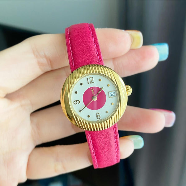 YSL Fuchsia Pink Watch