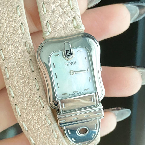 FENDI 3800L Double Wrap Strap watch (Authenticity guaranteed)