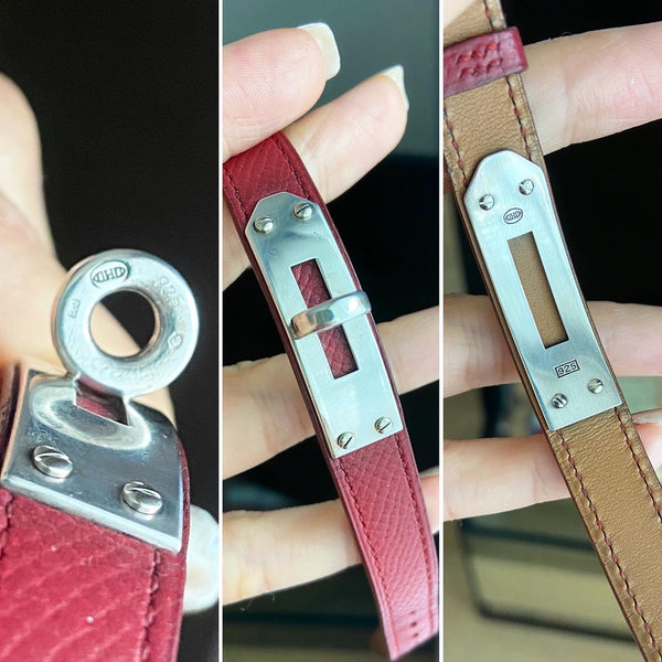Hermès Kelly SHW Burgundy