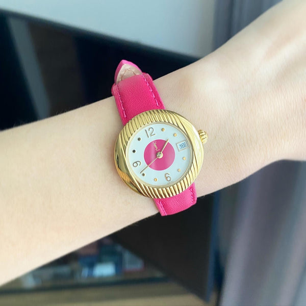 YSL Fuchsia Pink Watch