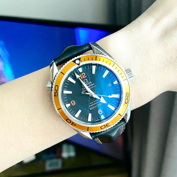 OMEGA Seamaster Planet Ocean Automatic Chronometer Co-Axial Orange 2909.50.82 Year 2008 watch (Authenticity guaranteed)